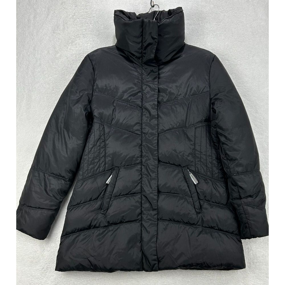 Marc New York Andrew Marc New York Puffer Coat Women PL Black Down Zip Pockets